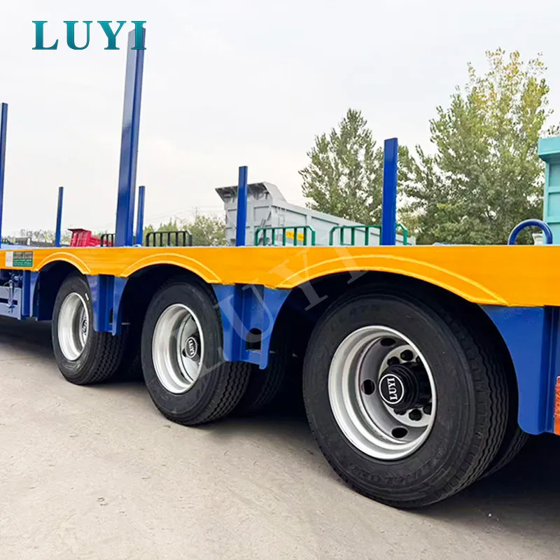full suspension low bed semi-trailer
