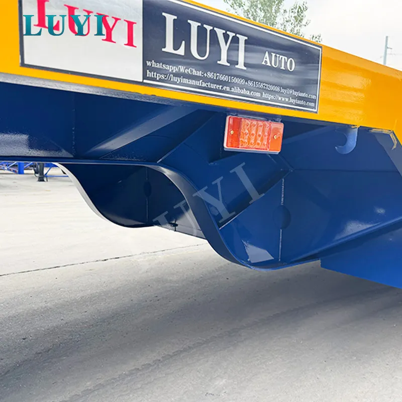 full suspension low bed semi-trailer