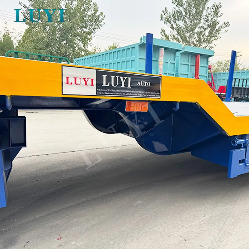 full suspension low bed semi-trailer