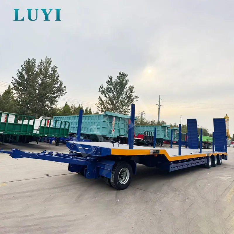 full suspension low bed semi-trailer