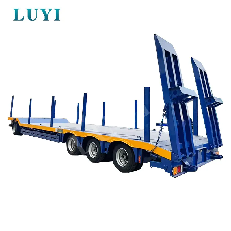 full suspension low bed semi-trailer