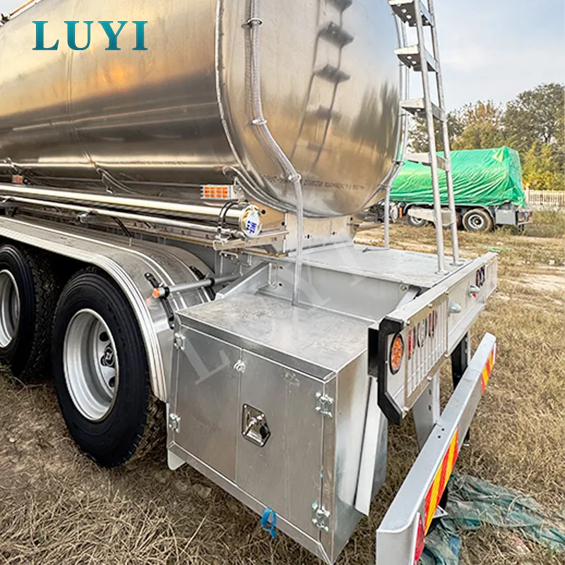 48,000-liter tri-axle all-aluminum fuel tank semi-trailer