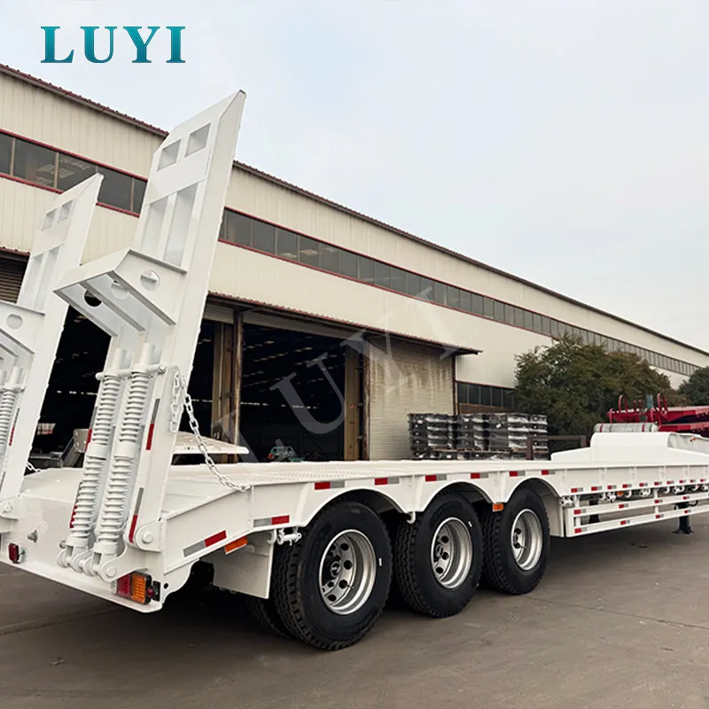 Low bed semi-trailers