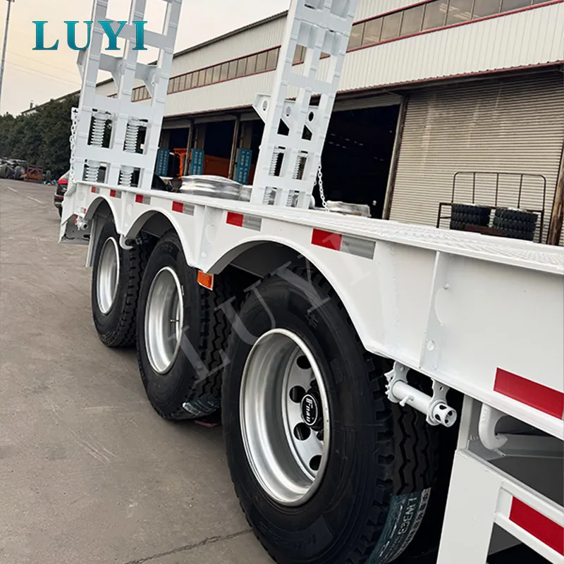 Low bed semi-trailers