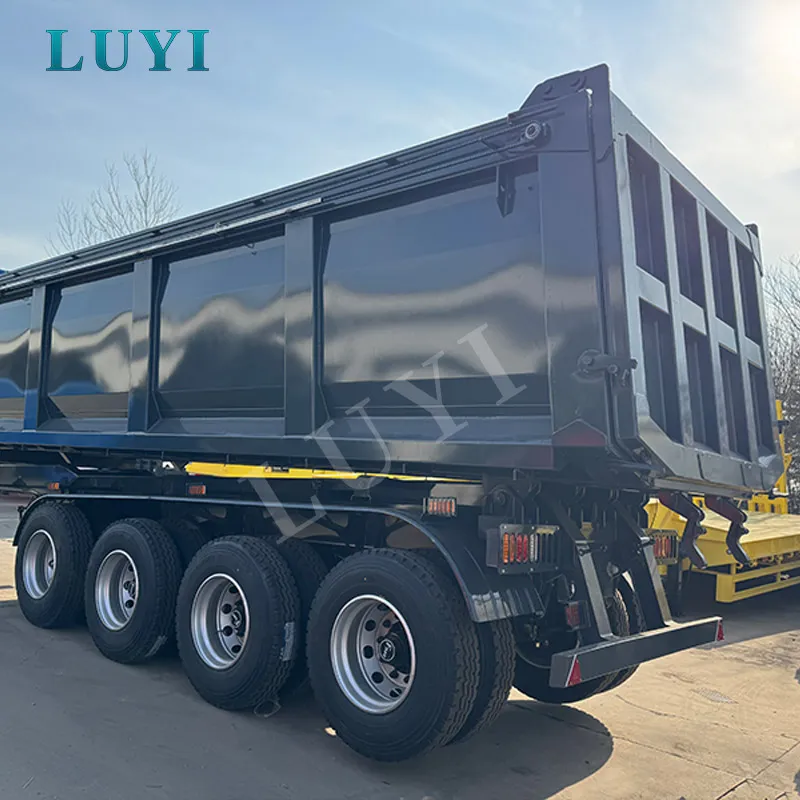 4-axle rear tipper semi-trailer