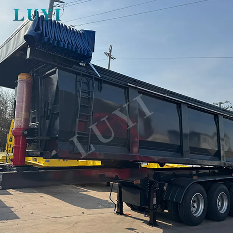 4-axle rear tipper semi-trailer
