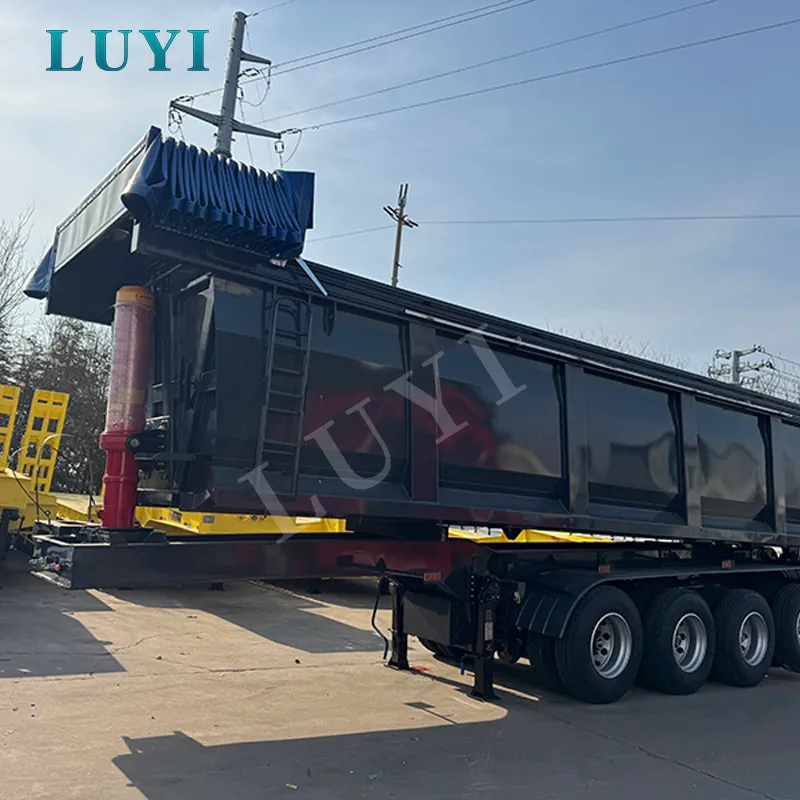 4-axle rear tipper semi-trailer