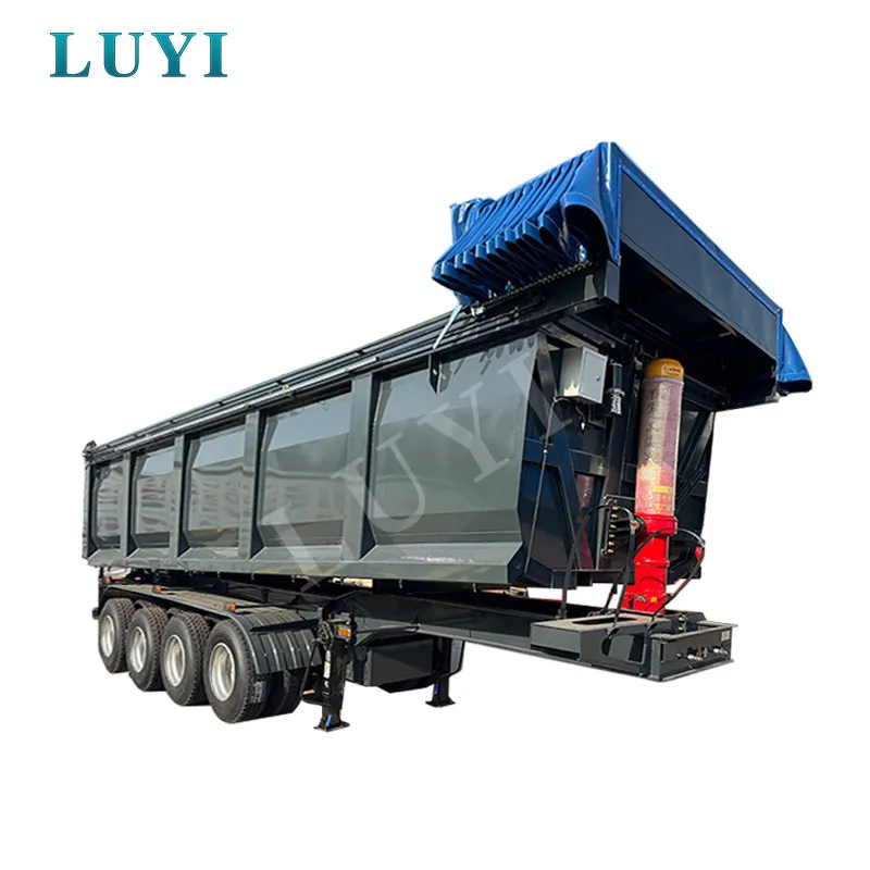 4-axle rear tipper semi-trailer