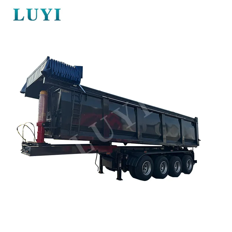 4-axle rear tipper semi-trailer
