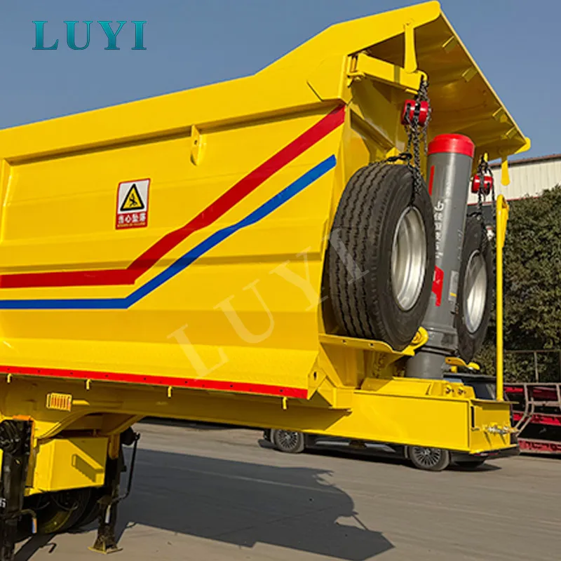 Dump semi-trailers