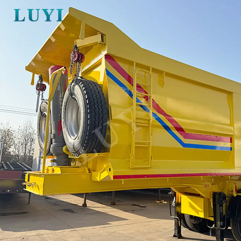 Dump semi-trailers