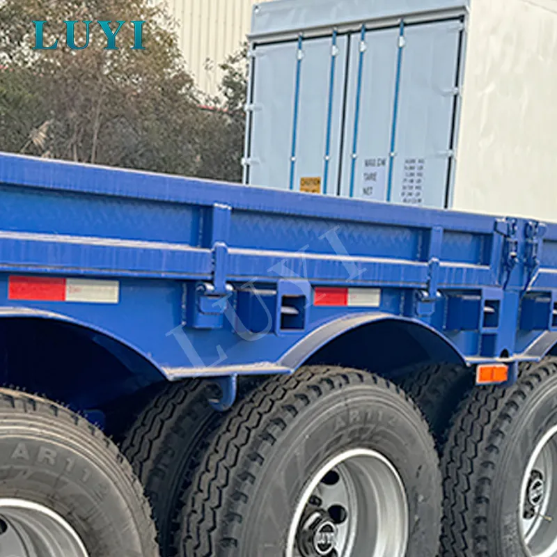 5-axle low flatbed semi-trailer