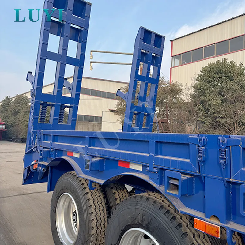 5-axle low flatbed semi-trailer
