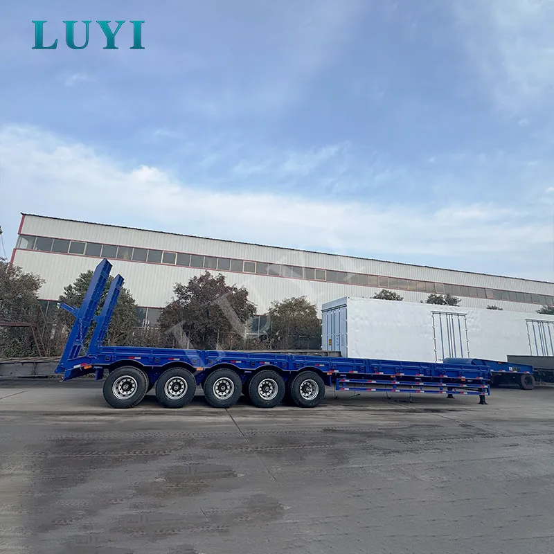 5-axle low flatbed semi-trailer