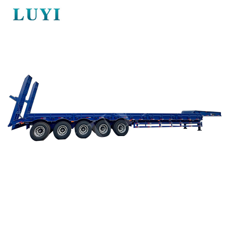 5-axle low flatbed semi-trailer