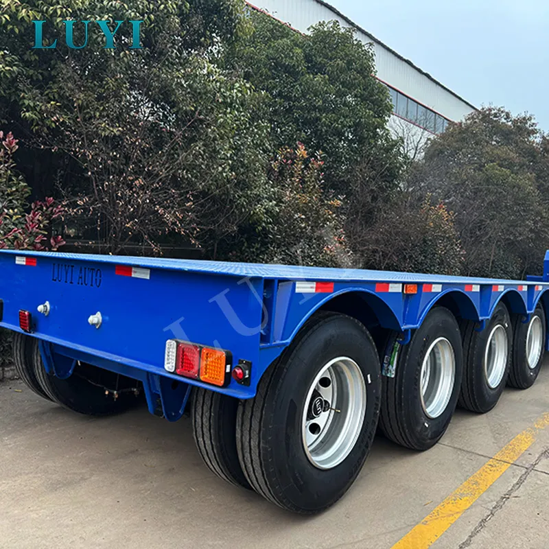 4‑axle low‑bed semi‑trailer