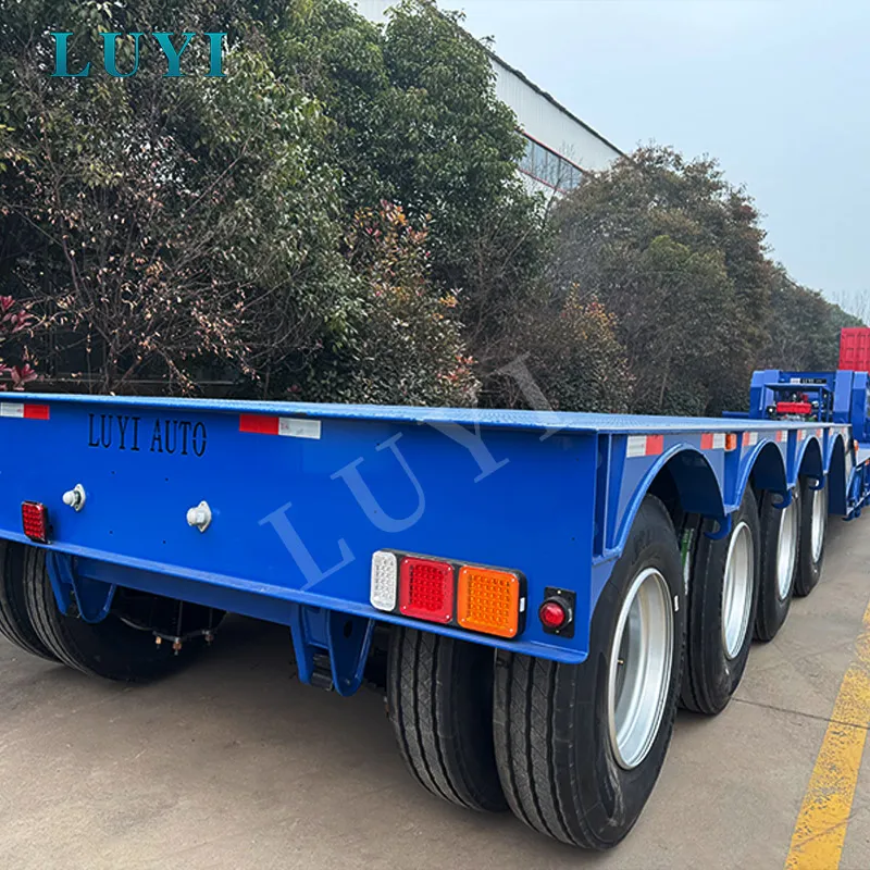 4‑axle low‑bed semi‑trailer
