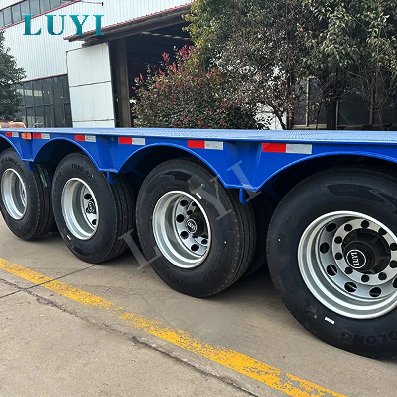 4‑axle low‑bed semi‑trailer
