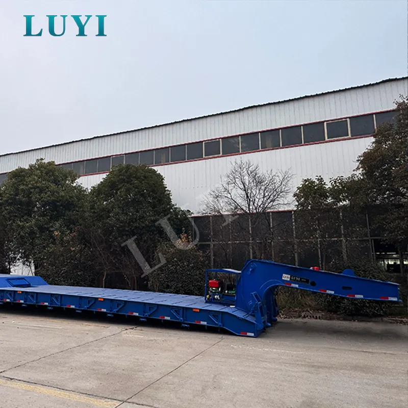 4‑axle low‑bed semi‑trailer