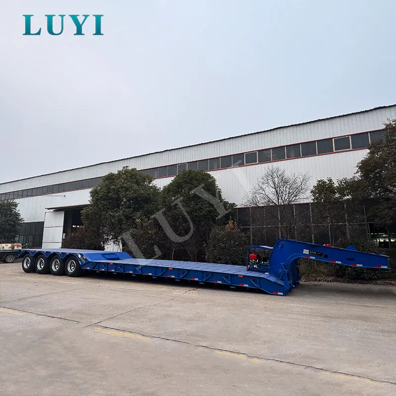 4‑axle low‑bed semi‑trailer