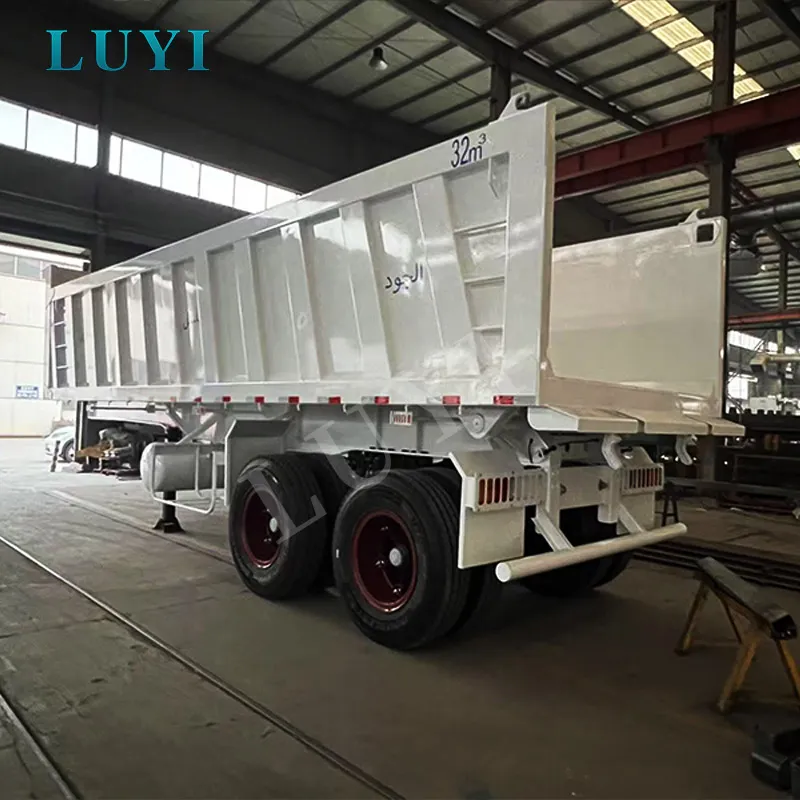 2-axle rear tipper semi-trailer