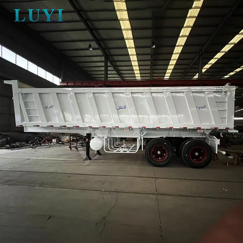 2-axle rear tipper semi-trailer