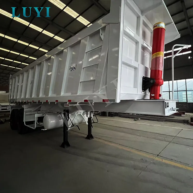 2-axle rear tipper semi-trailer