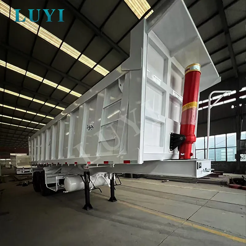 2-axle rear tipper semi-trailer