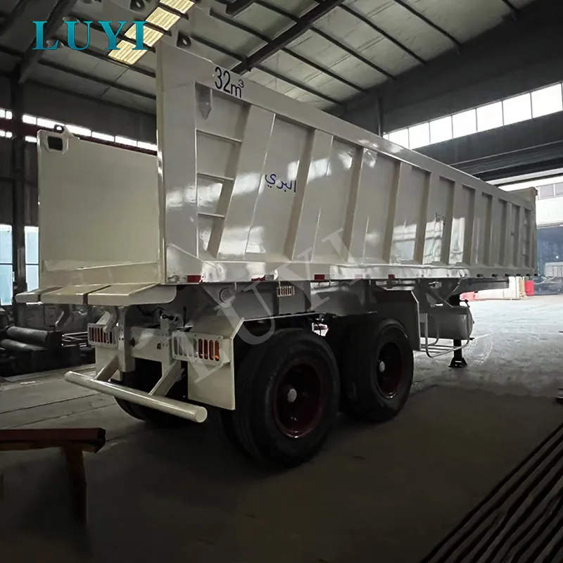 2-axle rear tipper semi-trailer