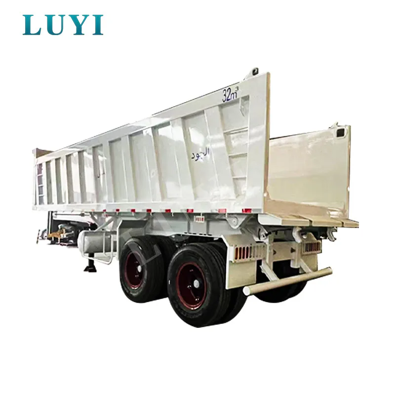 2-axle rear tipper semi-trailer