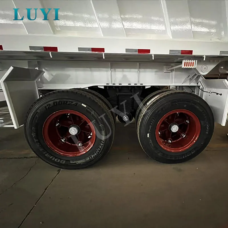 2-axle rear tipper semi-trailer