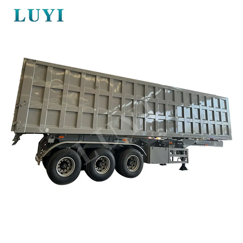 three-axle dump semi-trailer