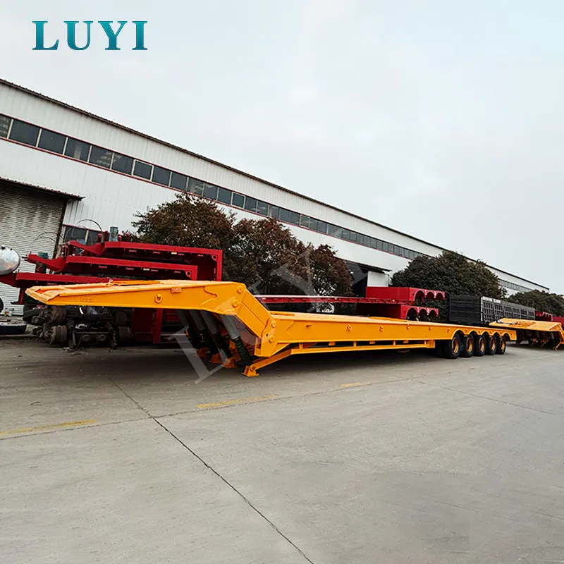 5-axle gooseneck lowbed semi-trailer