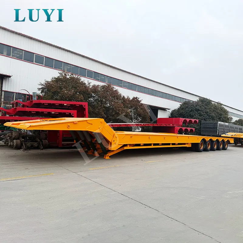 5-axle gooseneck lowbed semi-trailer