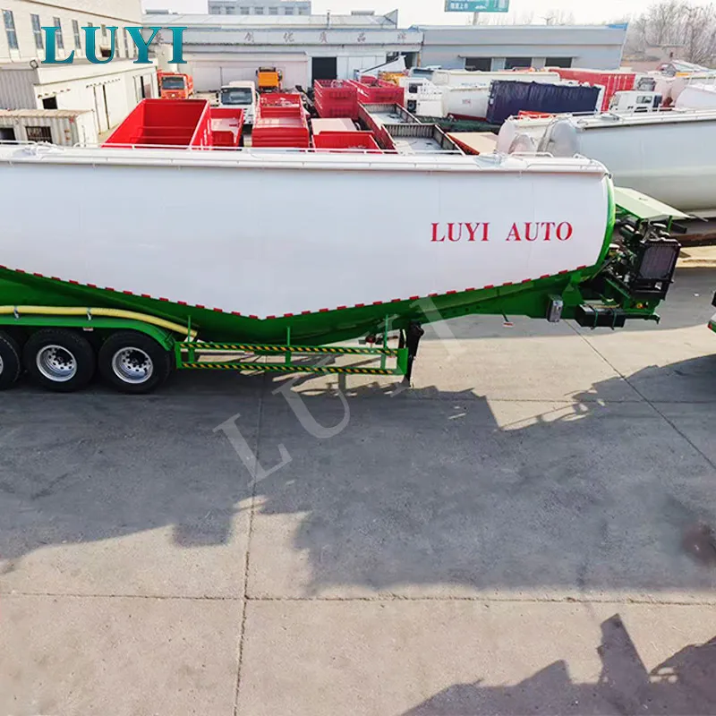 three-axle powder tank semi-trailer