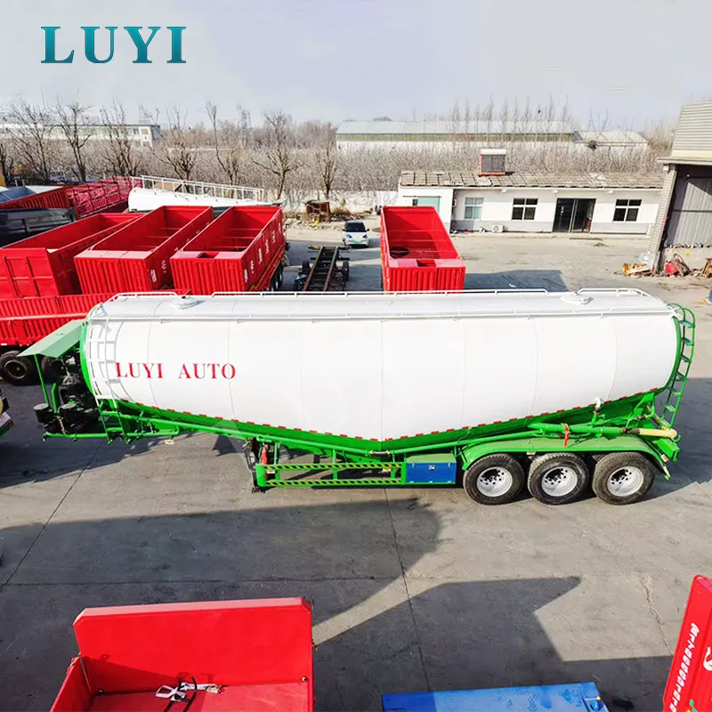 three-axle powder tank semi-trailer