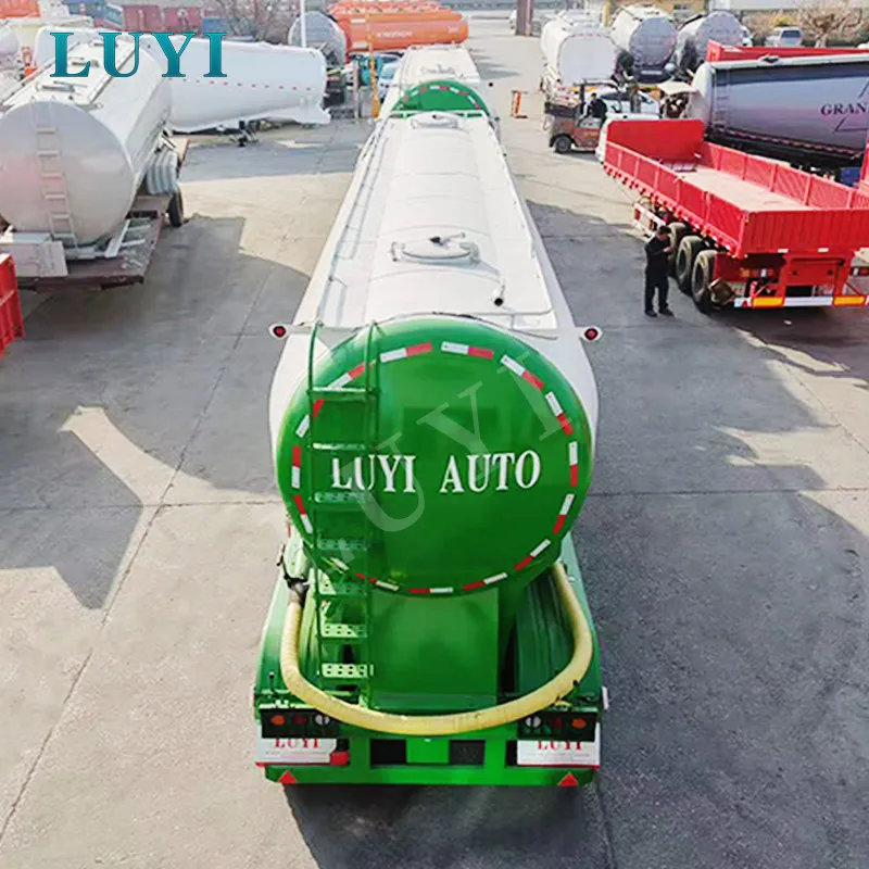 three-axle powder tank semi-trailer