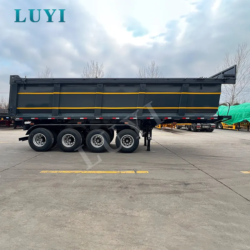 4-axle rear tipper semi-trailer