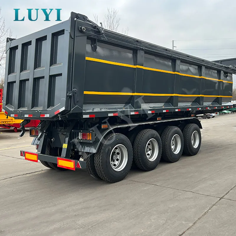 4-axle rear tipper semi-trailer