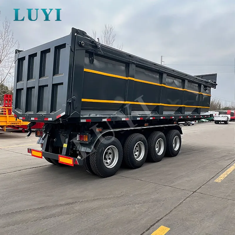 4-axle rear tipper semi-trailer