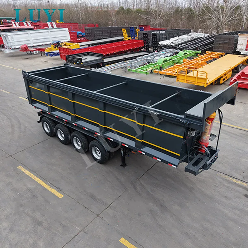 4-axle rear tipper semi-trailer
