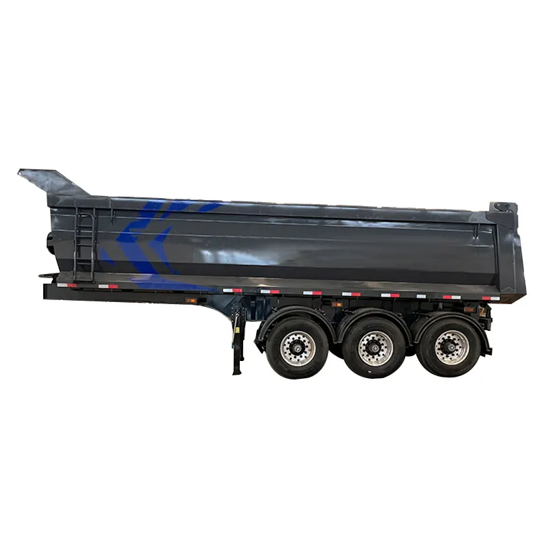 3‑axle rear‑tipping semi‑trailer