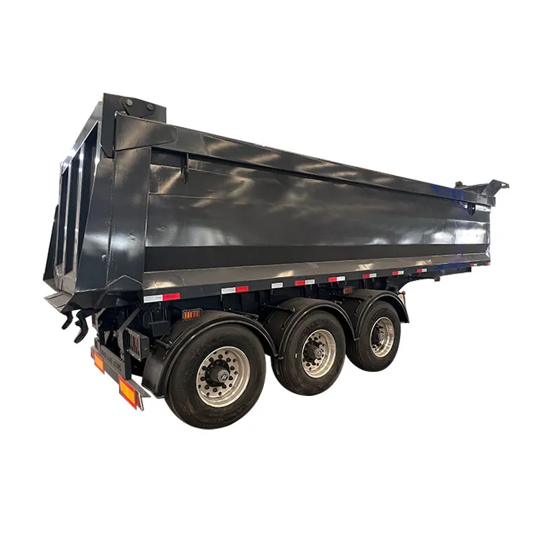 3‑axle rear‑tipping semi‑trailer