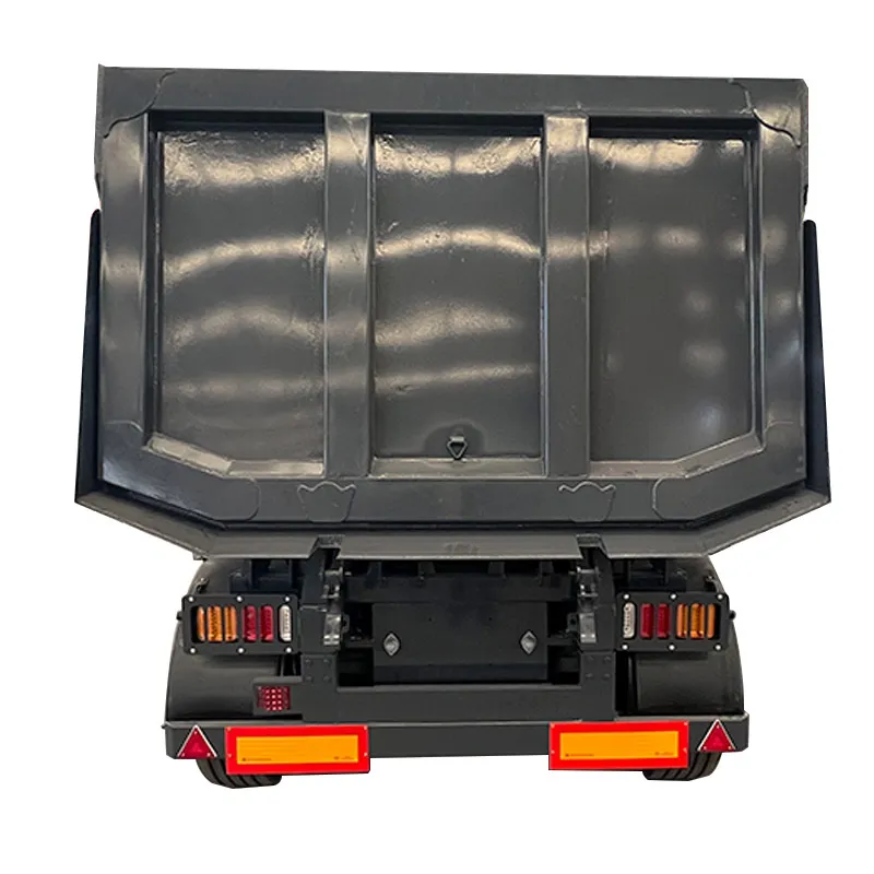 3‑axle rear‑tipping semi‑trailer