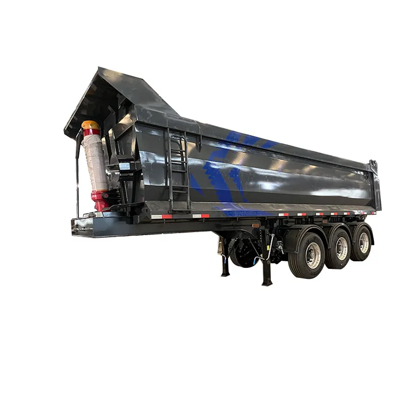 3‑axle rear‑tipping semi‑trailer