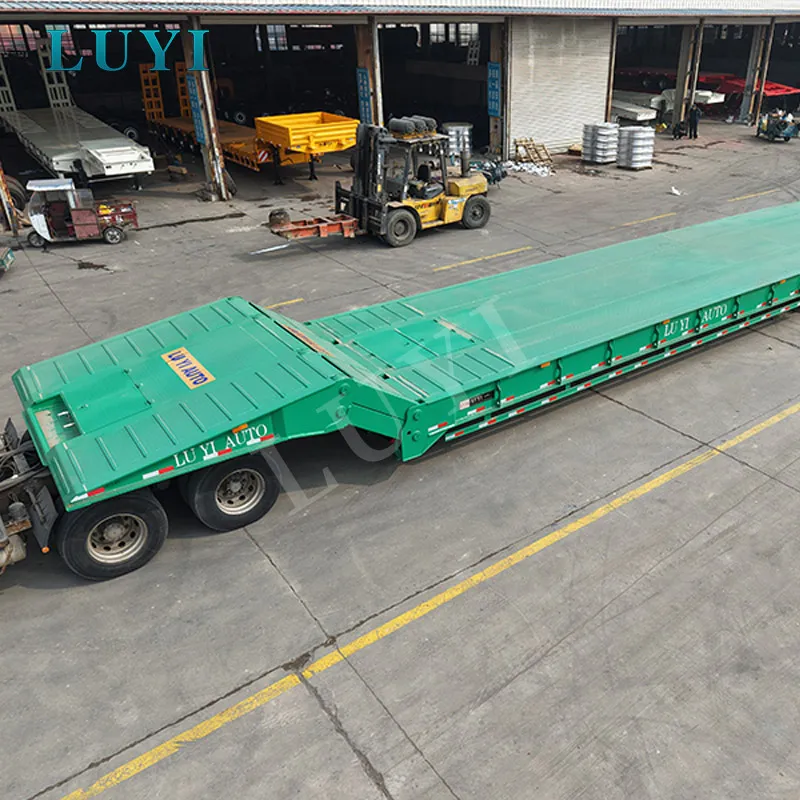 4-axle low bed semi-trailer