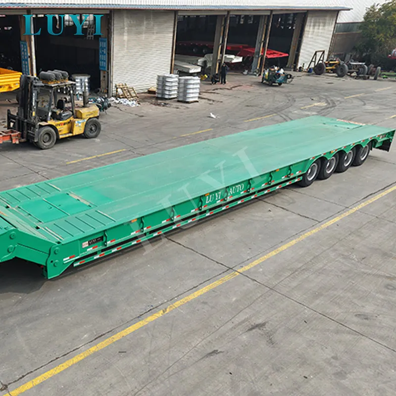4-axle low bed semi-trailer