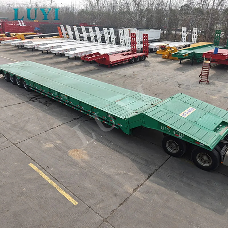 4-axle low bed semi-trailer