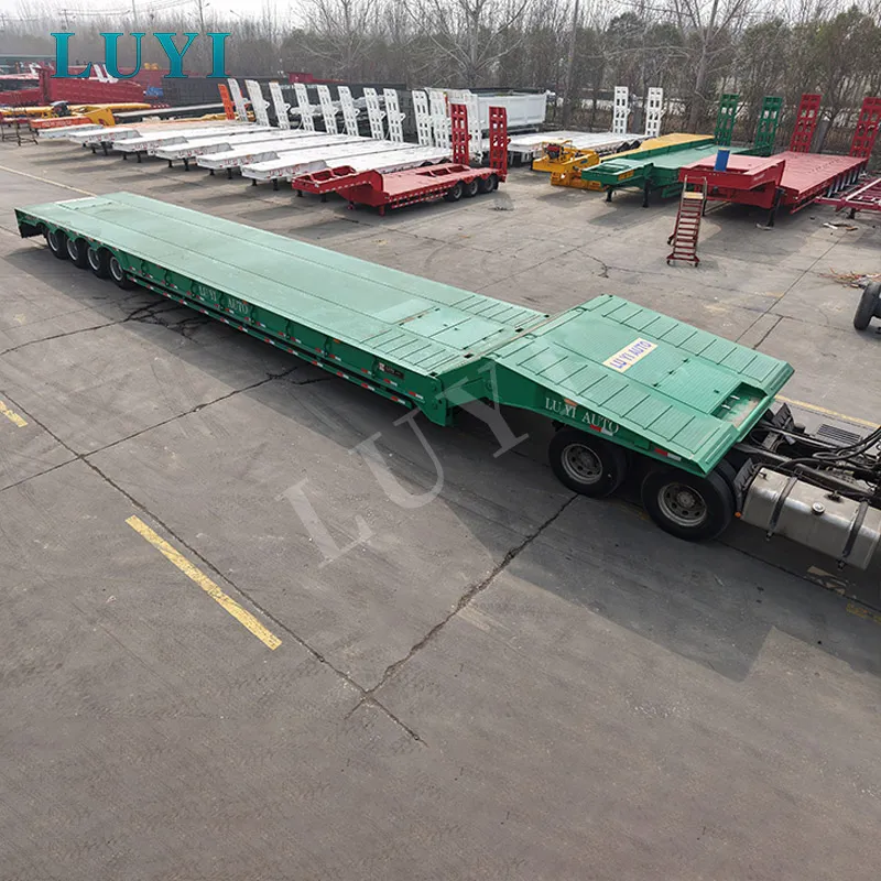 4-axle low bed semi-trailer