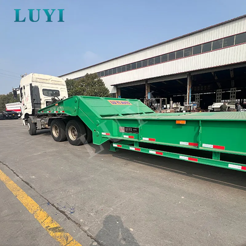 4-axle low bed semi-trailer